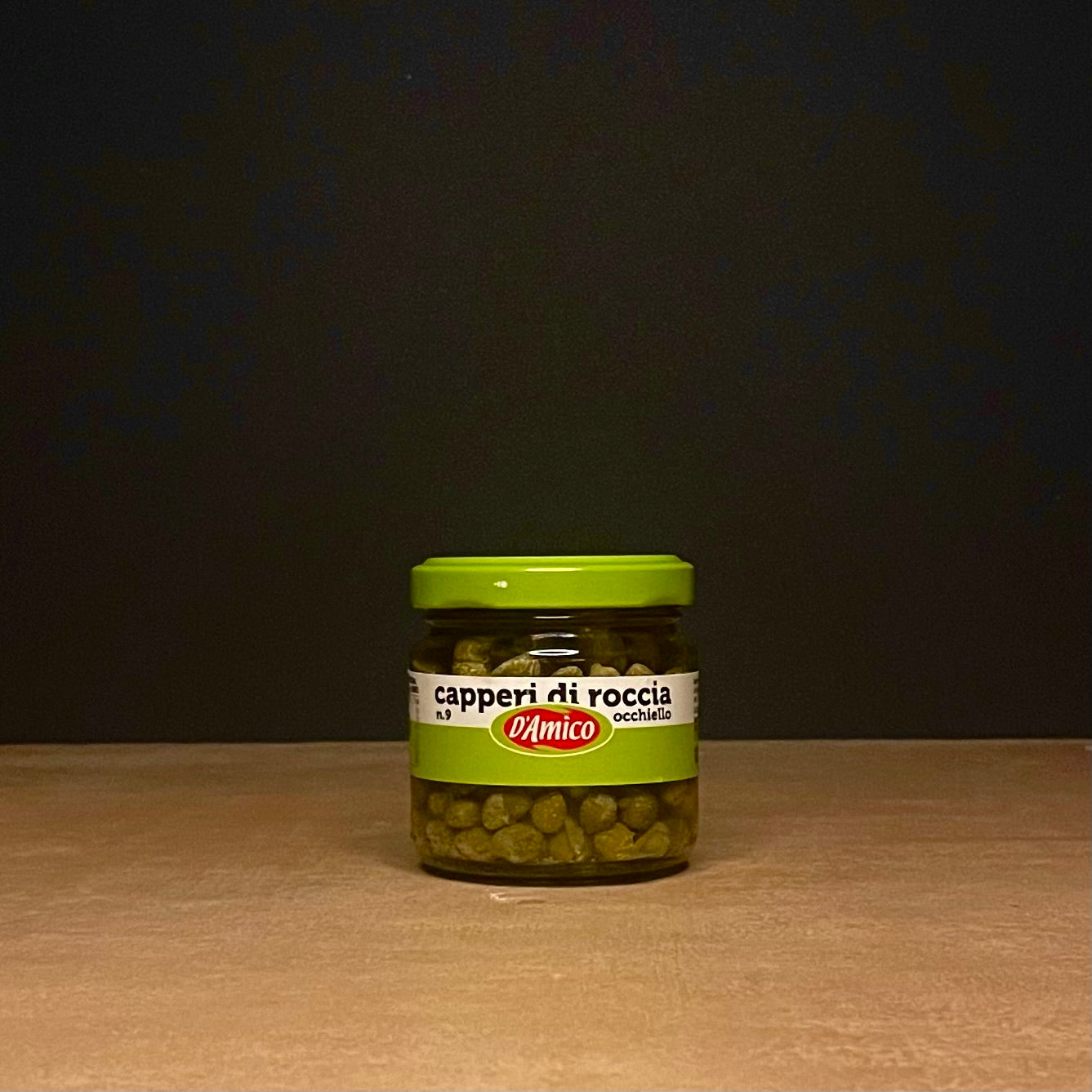 D'Amico capers in wine vinegar, 100g jar